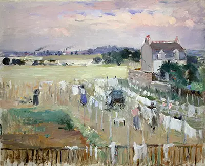 Hanging the Laundry out to Dry Berthe Morisot